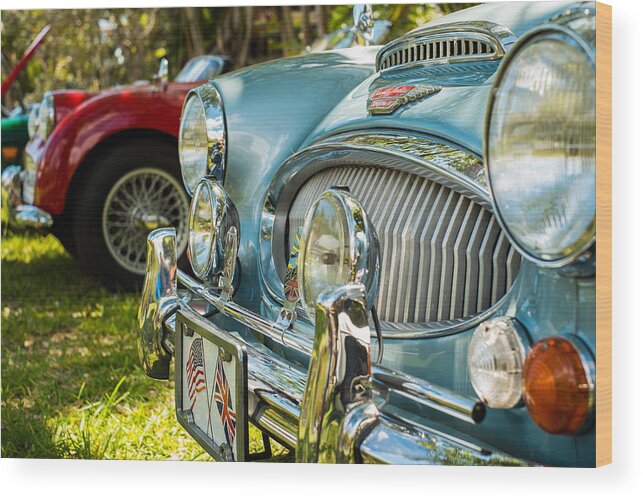 1960s Wood Print featuring the photograph Austin Healey by Raul Rodriguez