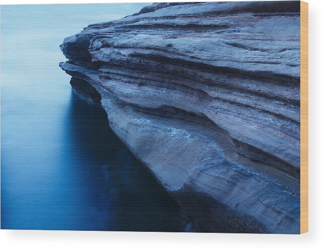 Azure Wood Print featuring the photograph Azure Stubbornness by Photography By Sai