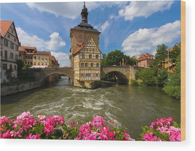 Bamberg Wood Print featuring the photograph Bamberg Bridge by Jenny Setchell