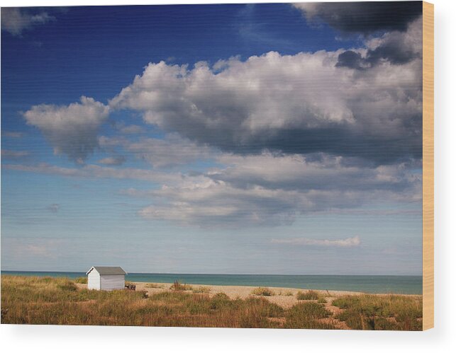 Beach Hut Wood Print featuring the photograph Beach Hut by Rbozuk