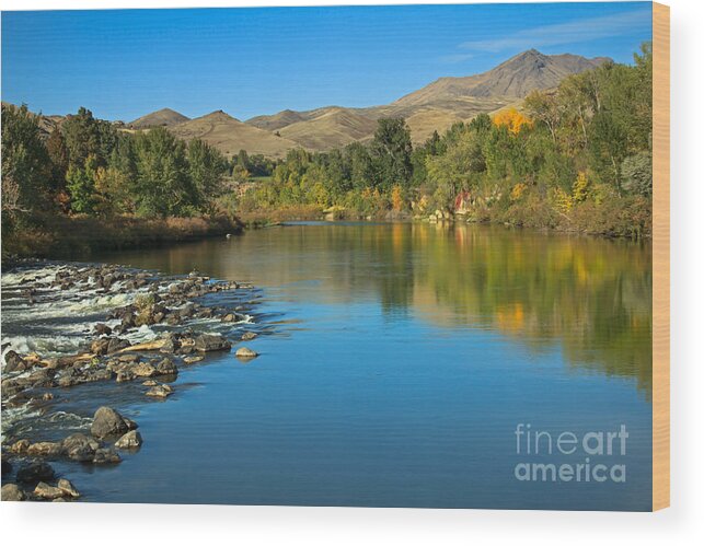 Idaho Wood Print featuring the photograph Beautiful Payette River by Robert Bales