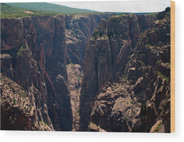 Eric Rundle Wood Print featuring the photograph Black Canyon The Narrows by Eric Rundle