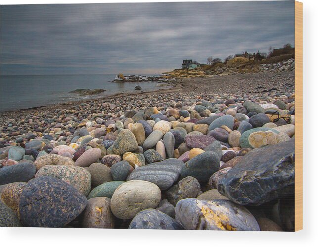 Cohasset Wood Print featuring the photograph Black Rock Beach by Brian MacLean