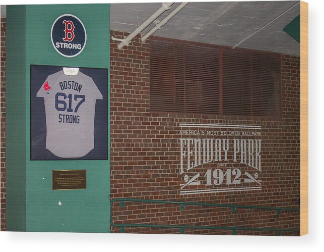 Boston Strong Wood Print featuring the photograph Boston Strong by Tom Gort