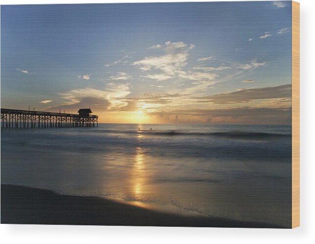 Cocoa Beach Wood Print featuring the photograph Breathtaking Cocoa Beach by Brian Kamprath