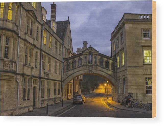 Bridge Wood Print featuring the photograph Bridge of Sighs by Weir Here And There