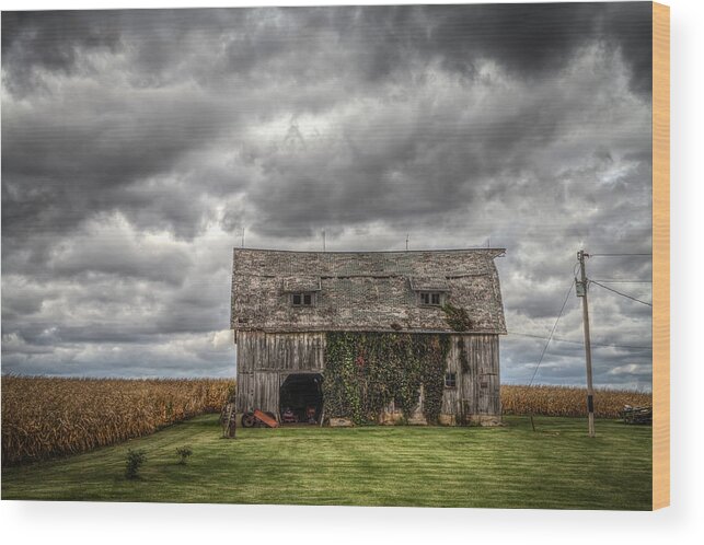 Barn Wood Print featuring the photograph Broad Side by Ray Congrove