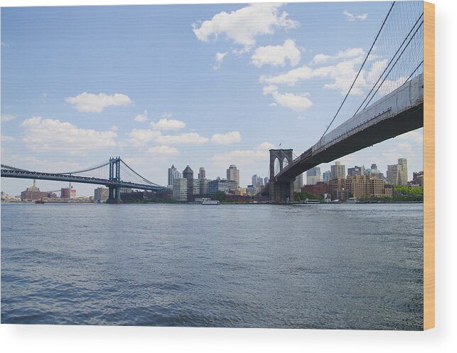 Brooklyn Wood Print featuring the photograph Brooklyn New York by Bill Cannon