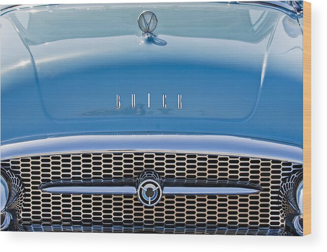 Buick Wood Print featuring the photograph Buick Grille by Jill Reger