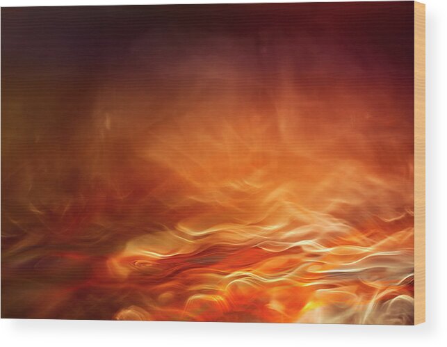 Fire Wood Print featuring the photograph Burning Water by Willy Marthinussen