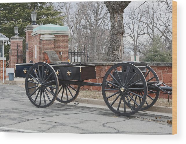 Us Wood Print featuring the photograph Caisson by Jack Nevitt