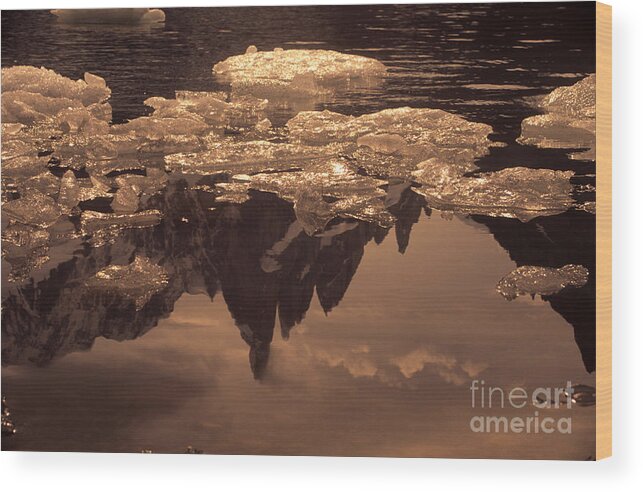 Patagonia Wood Print featuring the photograph Calm Day in Patagonia by James Brunker