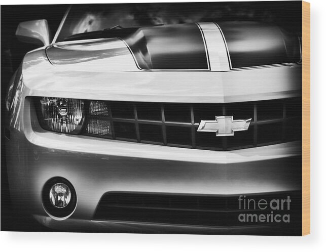  Camaro Wood Print featuring the photograph Camaro by Tim Gainey