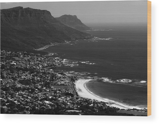 South Africa Wood Print featuring the photograph Camps Bay Cape Town by Aidan Moran
