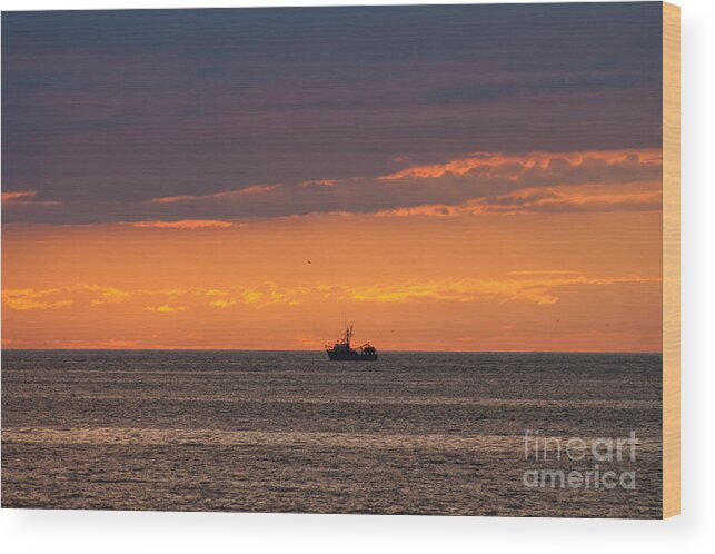 Cape Cod Wood Print featuring the photograph Cape Cod Sunset by Thomas Marchessault