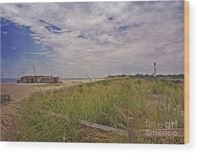 Nature Wood Print featuring the photograph Cape May NJ Summer Time by Tom Gari Gallery-Three-Photography