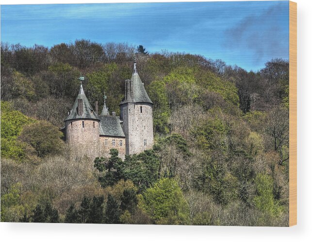 Castell Coch Wood Print featuring the photograph Castell Coch Cardiff by Steve Purnell