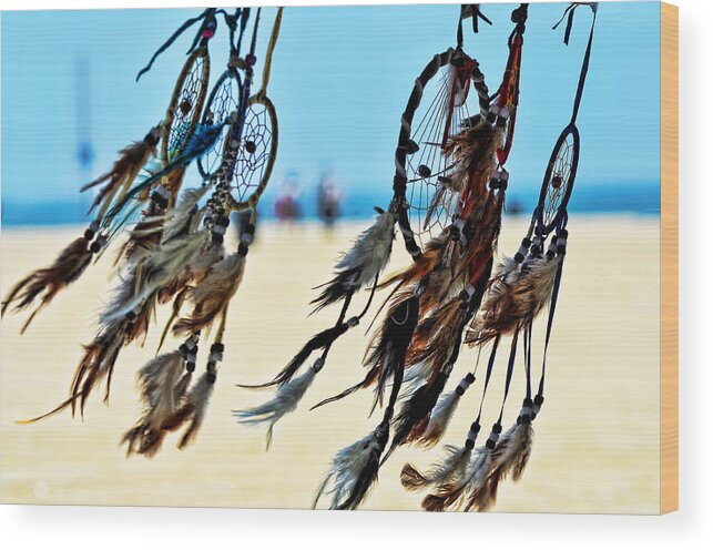 Dream Catcher Wood Print featuring the photograph Catch the Dream by Camille Lopez