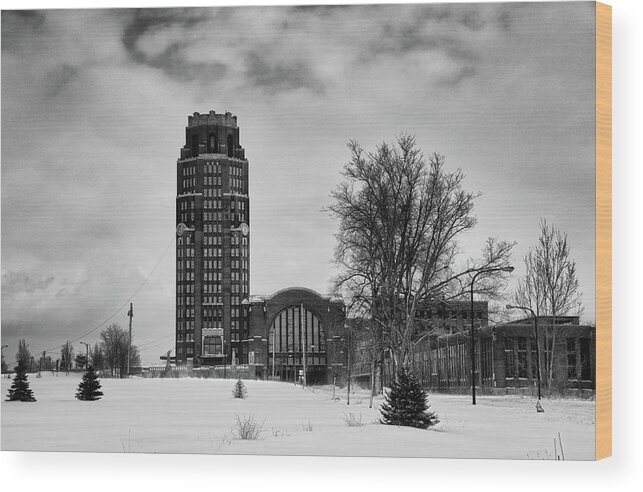 Buildings Wood Print featuring the photograph Central Terminal 4431 by Guy Whiteley