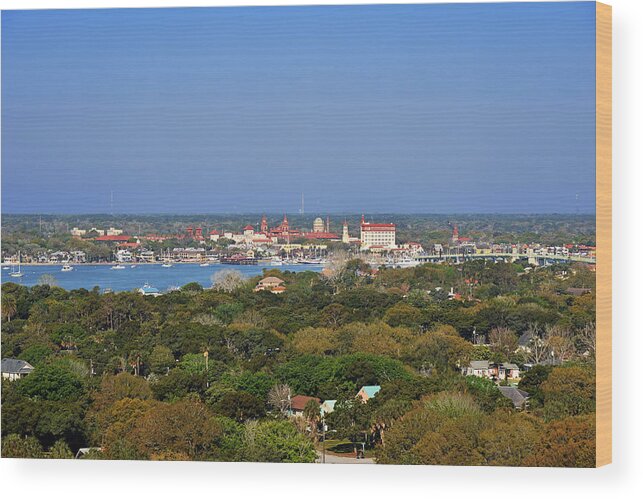 St Wood Print featuring the photograph City of St Augustine Florida by Alexandra Till