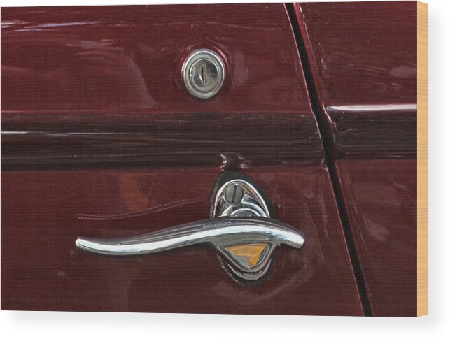 Auto Wood Print featuring the photograph Classic Cart Art by Dart Humeston