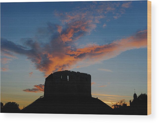 Clifford's Tower Wood Print featuring the photograph Clifford Tower York by David Ross