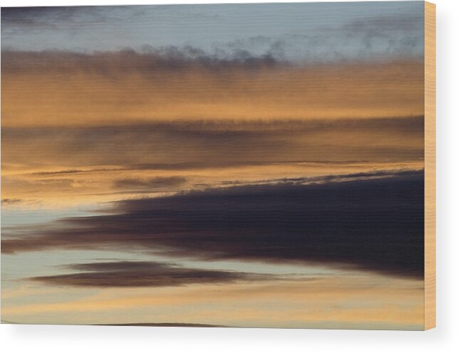 Clouds Wood Print featuring the photograph Cloud series 35 by Teri Schuster