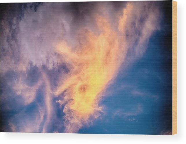 Sky Wood Print featuring the photograph Cloudscape Number 8055 by James BO Insogna