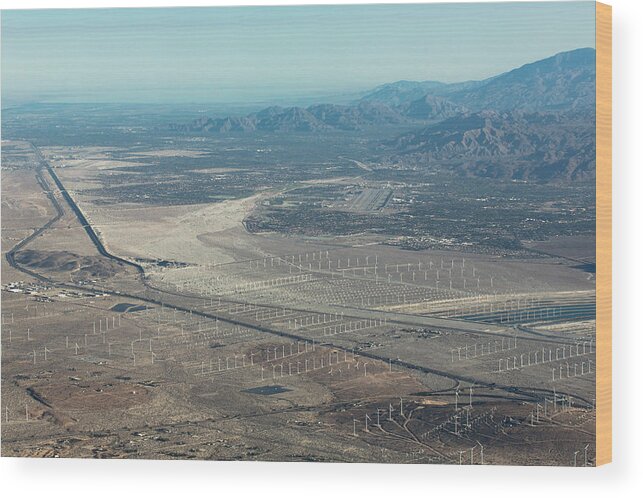 Coachella Wood Print featuring the photograph Coachella Valley by John Daly