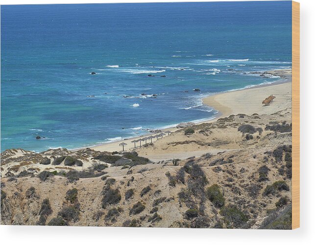 Baja California Wood Print featuring the photograph Coast Baja California by Alexandra Till