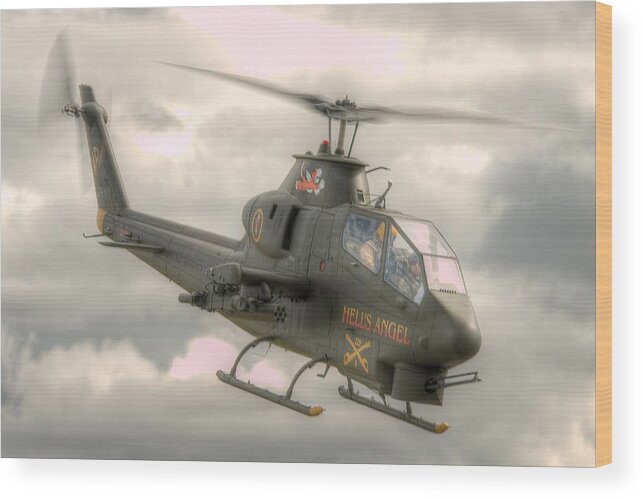 Air Cavalry Wood Print featuring the photograph Cobra by Jeff Cook