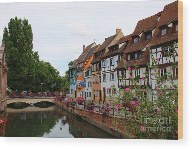 Canal Wood Print featuring the photograph Colmar 6 by Amanda Mohler