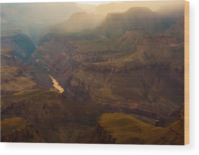 River Wood Print featuring the photograph Colorado River Grand Canyon by Kathleen McGinley
