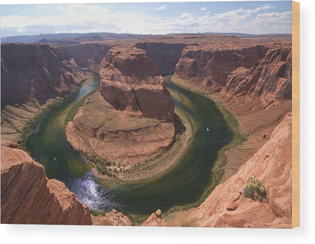 Toughness Wood Print featuring the photograph Colorado River, Horseshoe Bend by John Elk