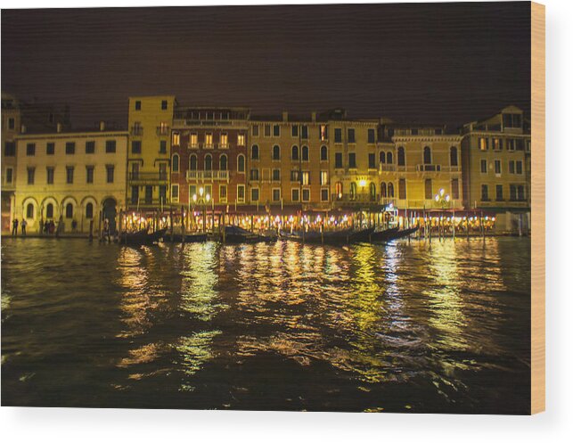 Venice Wood Print featuring the photograph Colors of Venice by Weir Here And There