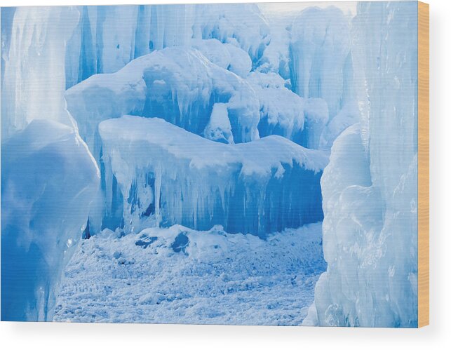 Loon Mountain Wood Print featuring the photograph Cool As Ice by Greg Fortier