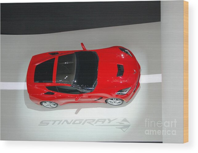 Chevrolet Wood Print featuring the photograph Corvette Stringray by Randy J Heath