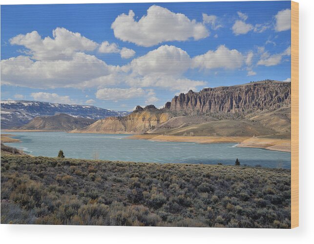 Curecanti National Recreation Area Wood Print featuring the photograph Curecanti National Recreation Area by Ray Mathis