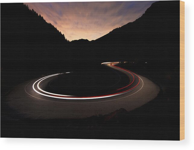 Utah Wood Print featuring the photograph Curve by Dustin LeFevre