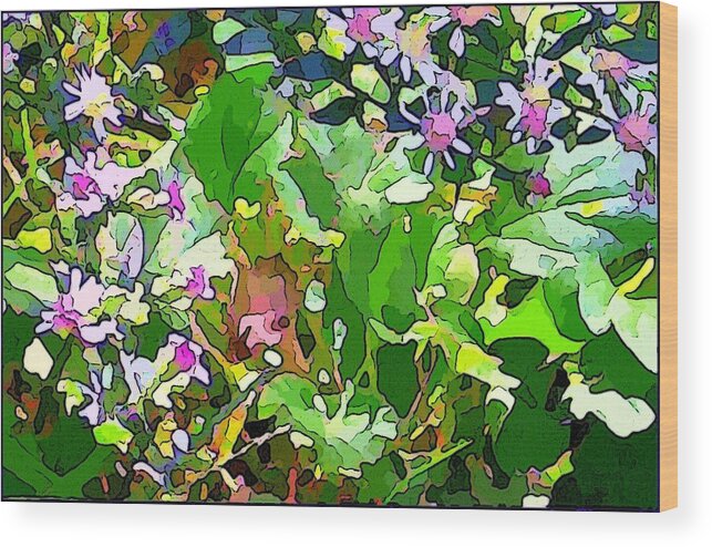 Wildflowers Wood Print featuring the photograph Daisy Maze by Mindy Newman