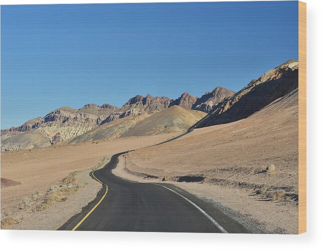  Wood Print featuring the photograph Death Valley Meander by Dana Sohr