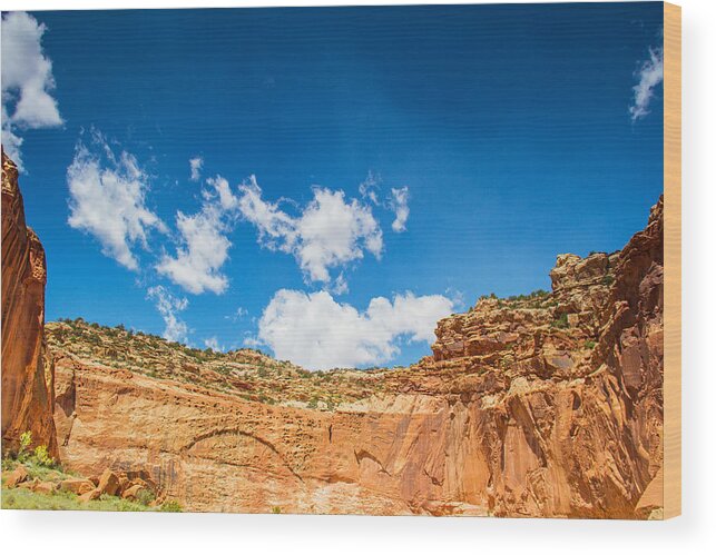 Faa_export Wood Print featuring the photograph Desert amphitheater by Kunal Mehra