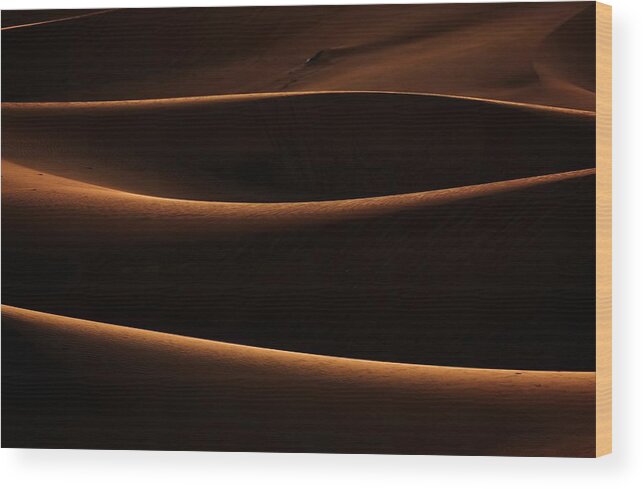 Desert Light - Jos Carlos Fernandes De Andrade Wood Print featuring the photograph Desert Light by Jose Carlos Fernandes De Andrade