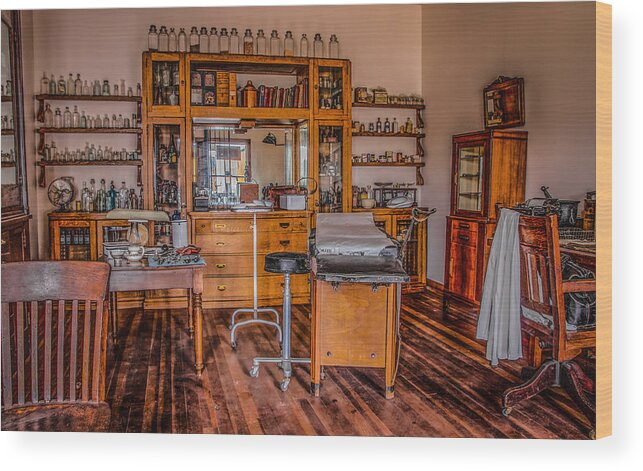 Doctor Wood Print featuring the photograph Doctor's Office by Ray Congrove