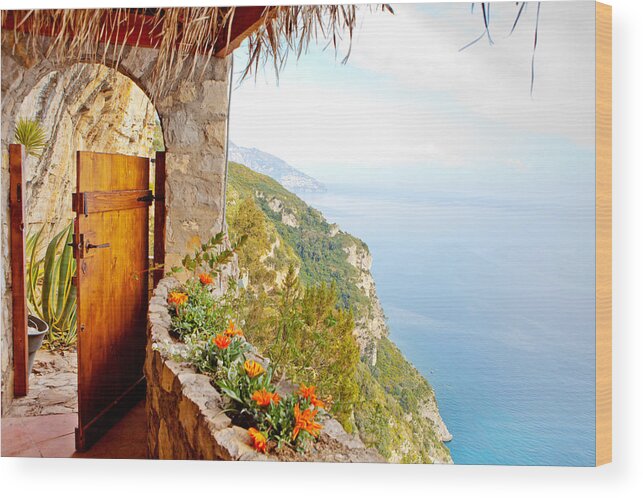 Door Wood Print featuring the photograph Door to Paradise by Good Focused