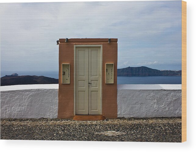 Door Wood Print featuring the photograph Door To The Future by Christie Kowalski