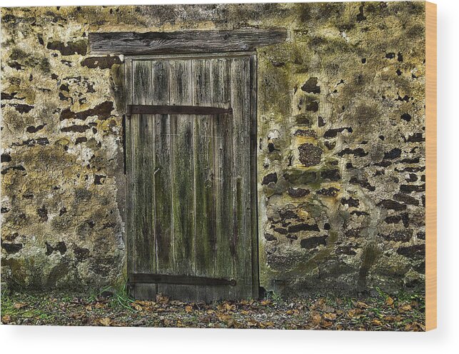 Doors Wood Print featuring the photograph Door to Yesterday by Melinda Dreyer