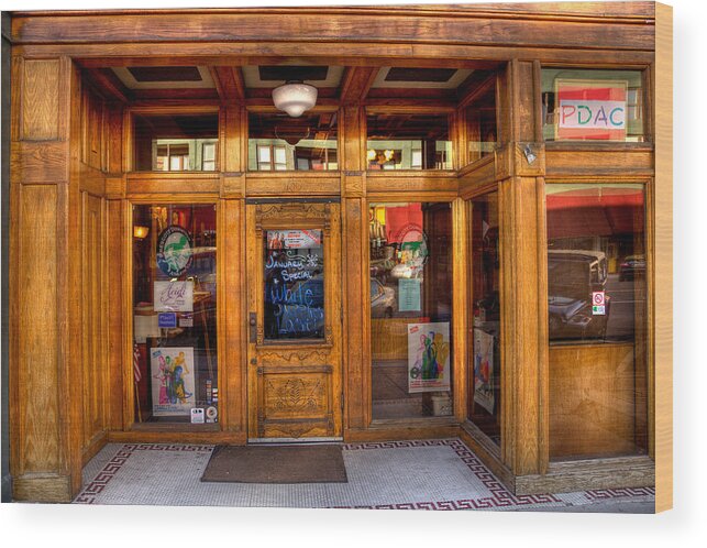 Building Wood Print featuring the photograph Downtown Athletic Club - Prescott Arizona by David Patterson