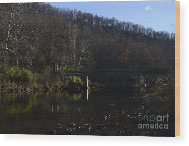 Trout Stream Wood Print featuring the photograph Dry Fork at Jenningston by Randy Bodkins