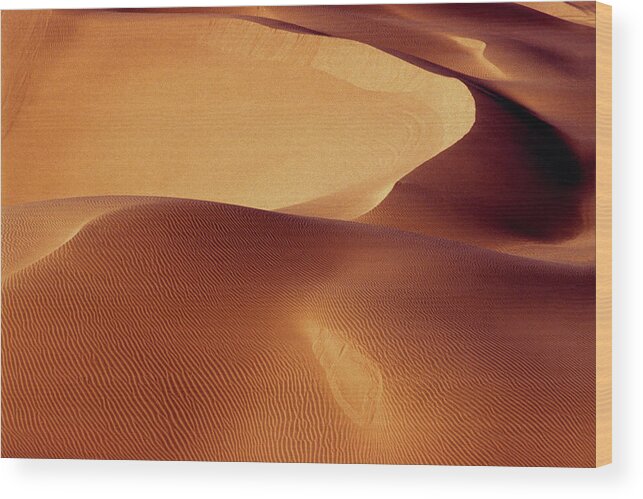 Shadows Wood Print featuring the photograph Dunes - 192 by Paul W Faust - Impressions of Light